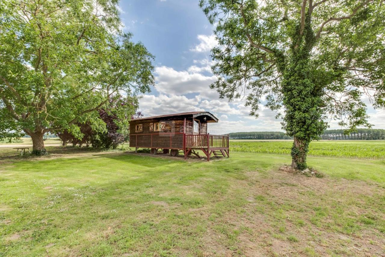 La Ferme De L'Isle Et Sa Roulotte Avaray Exterior foto